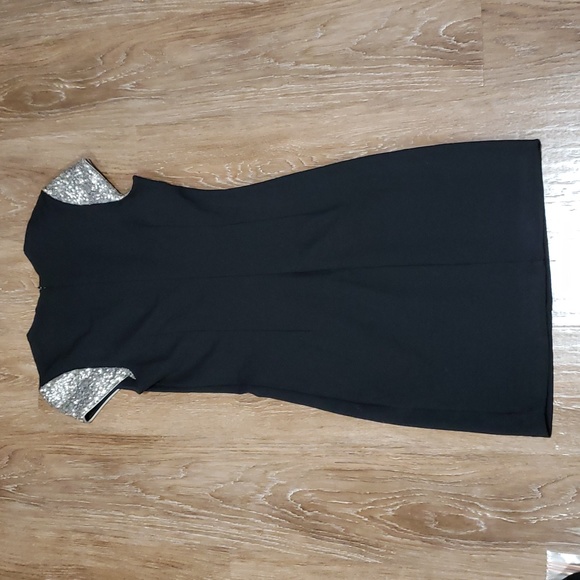 (S) ESPRIT Collection Sequin Sleeves Fitted Date Night Evening Midi Occassion - Picture 9 of 9